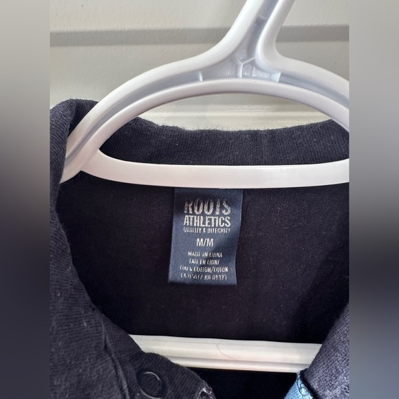 Vintage Roots Canada Toddler Onesie Navy Blue Snap Closure About Size 12 months - Picture 8 of 8